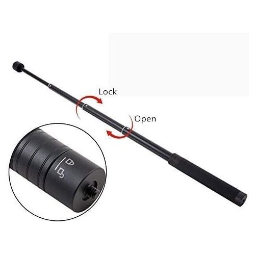  XIANYUNDIAN-HAT XIANYUNDIAN Tech Extention Reach Pole Rod Adjustable Compatible with G6 G6P DJI OSMO Mobile 2 Zhiyun Smooth 4 Q Handheld Gimbal Accessory Camera Tripods (Color : Black)