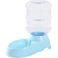XIAOAN Dog Bowl pet Supplies Multi-Function Automatic Drinking Water pet Feeder Two Bowls can be Used Separately(3.5L)