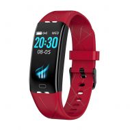 XIAOBAI Smart Wristband Fitness Pedometer GPS Heart Rate Calorie Sports Waterproof Sleep Monitor Smart Watches for Android iOS,Red