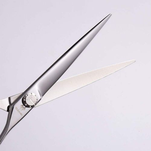  XIAOF-Shears Hairdressing Tool 440C Stainless Steel Pet Grooming Shears7 Inch Pet Scissors Scissors (Color : Silver)