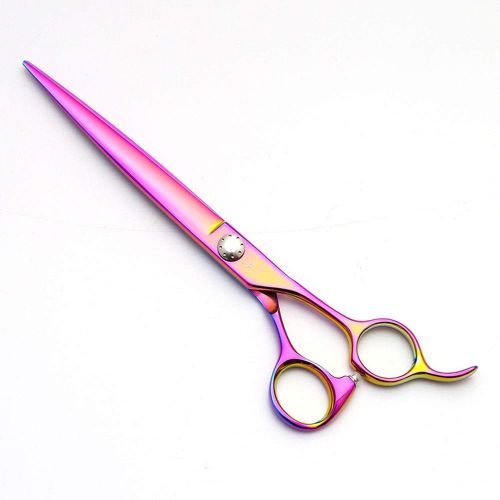  XIAOF-Shears Hairdressing Tool 7.5 Inch High-end Pet Scissors Stainless Steel Dog Hairdressing Scissors Scissors (Color : Colors)