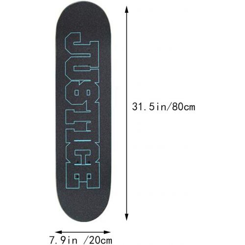  XIAOJIE Skateboard Deck Erwachsene Kinder Doppelte Tritt-Fahigkeit Skateboard Maple Deck