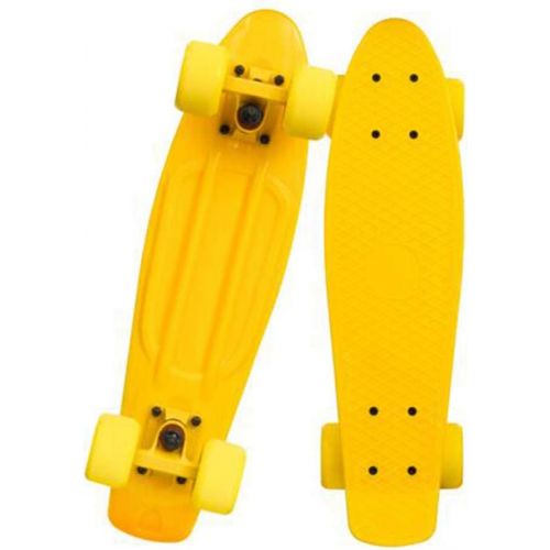  XIAOJIE Mini Cruiser Skateboard Erwachsene Kinder Double Kick Tips Skateboard Kunststoffdeck