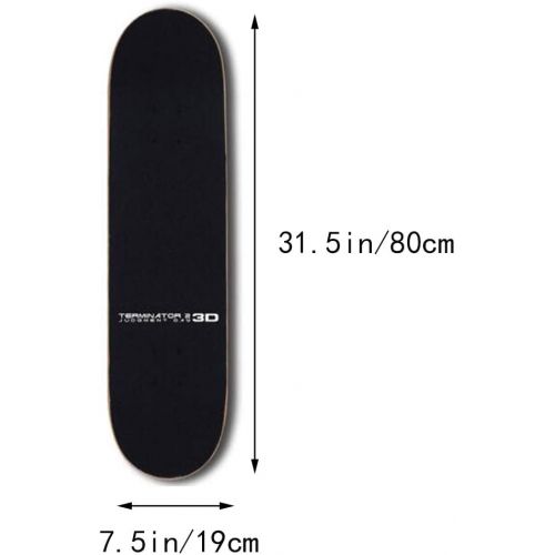  XIAOJIE Skateboard Deck Erwachsene Kinder Doppelte Tritt-Fahigkeit Skateboard Maple Deck