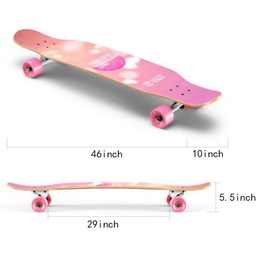  XIAOJIE Skateboard Deck Finish Erwachsene Kinder Double Kick Skill Skateboard Maple Deck