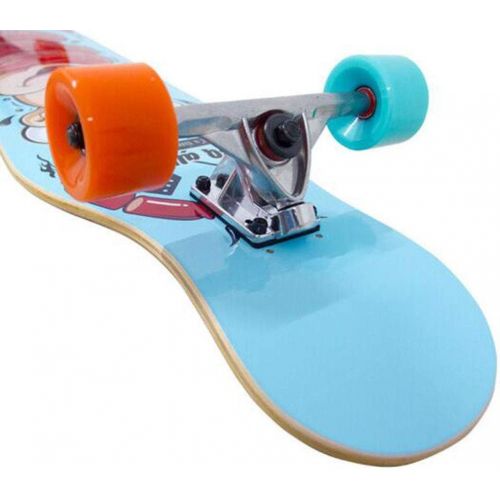  XIAOJIE Skateboard Komplette Anfanger-Doppeltrick-Skateboard-Ahorndeck