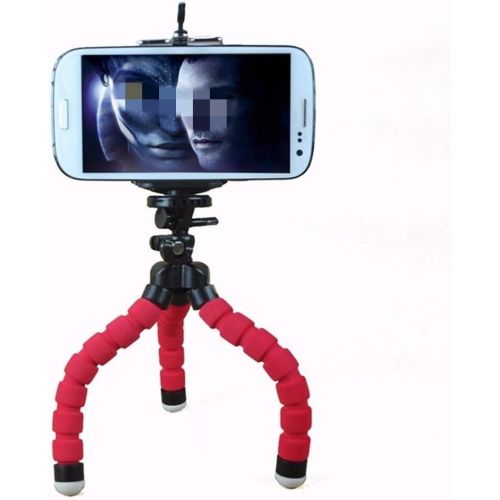  XIAOMINDIAN-HAT XIAOMINDIAN Mini Tripod Portable Flexible Sponge Octopus Stand Mount Compatible with GoPro Mobile Phone Smartphone Camera Holder Clip Stand Tripod Camera Mount (Color : Clip)