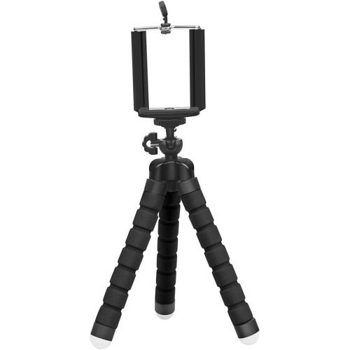  XIAOMINDIAN-HAT XIAOMINDIAN Mini Tripod Portable Flexible Sponge Octopus Stand Mount Compatible with GoPro Mobile Phone Smartphone Camera Holder Clip Stand Tripod Camera Mount (Color : Clip)