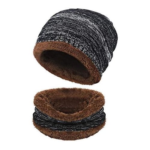  [아마존 핫딜] [아마존핫딜]XIAOYAO Wintermuetze Herren Warm Beanie Muetzen Strickmuetze mit Fleecefutter