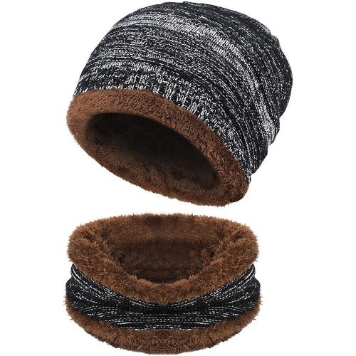  [아마존 핫딜] [아마존핫딜]XIAOYAO Wintermuetze Herren Warm Beanie Muetzen Strickmuetze mit Fleecefutter