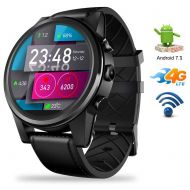 XIAYU Smart Watch Fitness Tracker, Heart Rate Monitor 1.6-inch Screen Hd Camera Support 4g Voice Video Call Wireless Bluetooth Built-in GPS,Black