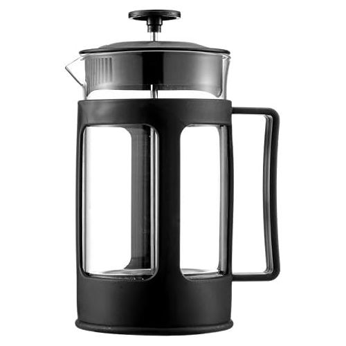  XIBLISS French Press Coffee and Tea Maker, 21 Oz(600 ML), Black