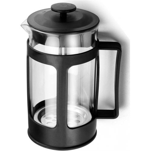  XIBLISS French Press Coffee and Tea Maker, 21 Oz(600 ML), Black