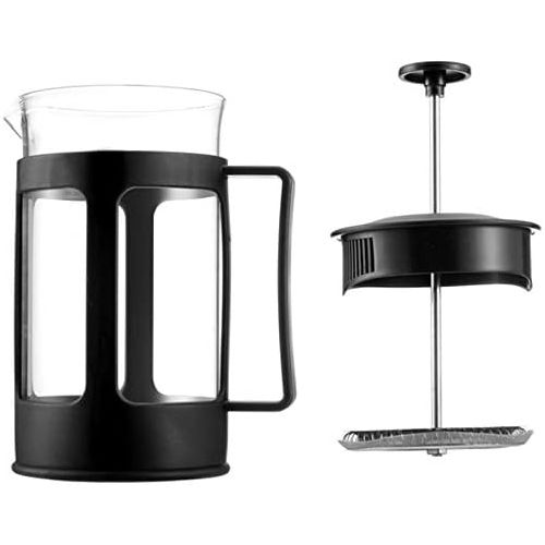  [아마존베스트]XIBLISS French Press Coffee and Tea Maker, 21 Oz(600 ML), Black
