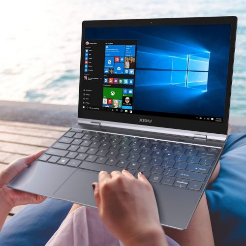  [아마존베스트]XIDU PhilBook Y13, 2 in 1 Laptop Convertible, 13.3 FHD IPS Touchscreen, Intel Core i5-5257U, 8GB RAM, 128GB SSD, Backlit Keyboard, Windows 10, Space Gray