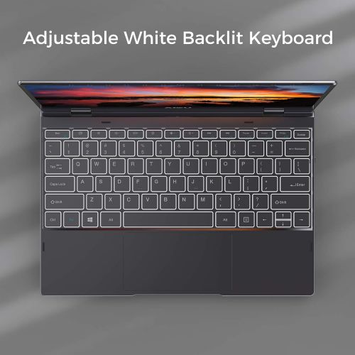  [아마존베스트]XIDU PhilBook Y13, 2 in 1 Laptop Convertible, 13.3 FHD IPS Touchscreen, Intel Core i5-5257U, 8GB RAM, 128GB SSD, Backlit Keyboard, Windows 10, Space Gray