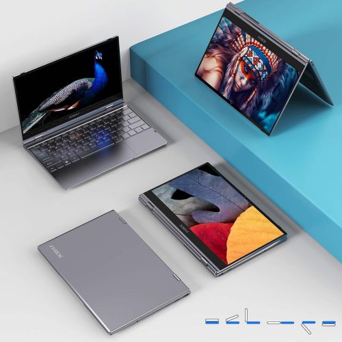  [아마존베스트]XIDU PhilBook Y13, 2 in 1 Laptop Convertible, 13.3 FHD IPS Touchscreen, Intel Core i5-5257U, 8GB RAM, 128GB SSD, Backlit Keyboard, Windows 10, Space Gray