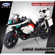 XINGBAO New 1075PCS The Patrol Motorcycle Set Building Blocks Bricks Educational toys