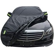 XINGP-Car Cover Car Cover Compatible with Mercedes-Benz C-Class C180 C200 C260 C300 Waterproof Rain Dust UV Breathable Universal Indoor Outdoor Car Cover (Color : Black, Size : C180)