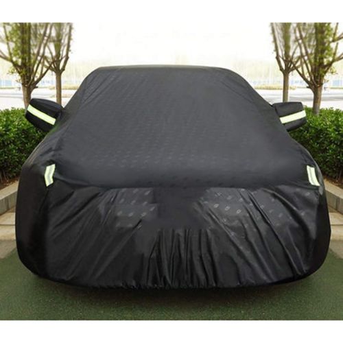  XINGP-Car Cover Car Cover Compatible with Mercedes-Benz C-Class C180 C200 C260 C300 Waterproof Rain Dust UV Breathable Universal Indoor Outdoor Car Cover (Color : Black, Size : C180)