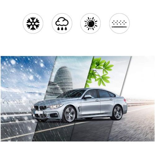  XINGP-Car Cover Car Cover Compatible with Mercedes-Benz C-Class C180 C200 C260 C300 Waterproof Rain Dust UV Breathable Universal Indoor Outdoor Car Cover (Color : Black, Size : C180)