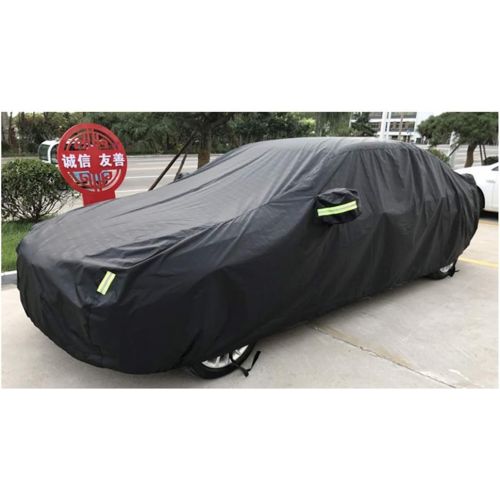  XINGP-Car Cover Car Cover Compatible with Mercedes-Benz C-Class C180 C200 C260 C300 Waterproof Rain Dust UV Breathable Universal Indoor Outdoor Car Cover (Color : Black, Size : C180)