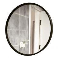 XINGZHE Household Mirror -Mirror Wall Mirror Wall-Mounted Make Up European Style Bathroom Iron Art Retro Style,3 Size Makeup Mirror (Size : 80cm)