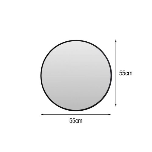  XINGZHE Bathroom Mirror-Wall-Mounted Vanity Mirror- Modern Minimalist Round Mirror-Vanity Mirror Decorative Wall Mirror for Bedroom/Bathroom/Hotel 55-80CM Makeup Mirror