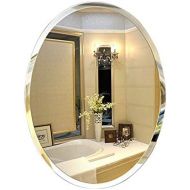XINGZHE Bathroom Mirror- Wall-Mounted Vanity Mirror-Elliptical wash Table Mirror-Vanity Mirror Decorative Wall Mirror for Bedroom/Bathroom/Hotel Makeup Mirror