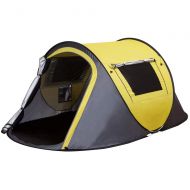 XINQIU 2-Person Pop-Up Tent (Yellow)