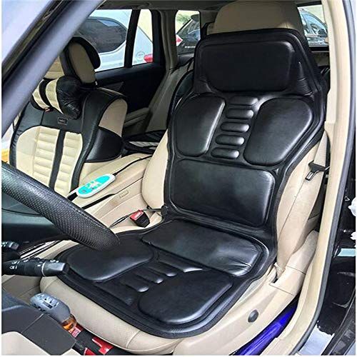  XIUTAO Automobile Massage Cushion for Relieving Stress Fatigue Heating Car Office Seat Massager Neck Shoulder Back Waist Leg Massage Relaxation