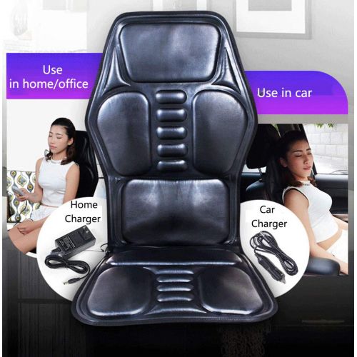  XIUTAO Automobile Massage Cushion for Relieving Stress Fatigue Heating Car Office Seat Massager Neck Shoulder Back Waist Leg Massage Relaxation