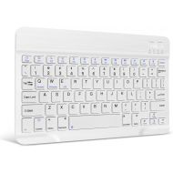 [아마존베스트]XIWMIX Ultra-Slim Wireless Bluetooth Keyboard - Universal Rechargeable Bluetooth Keyboard Compatible with iPad Pro/iPad Air/iPad 9.7/iPad 10.2/iPad Mini and Other iOS Android Windo