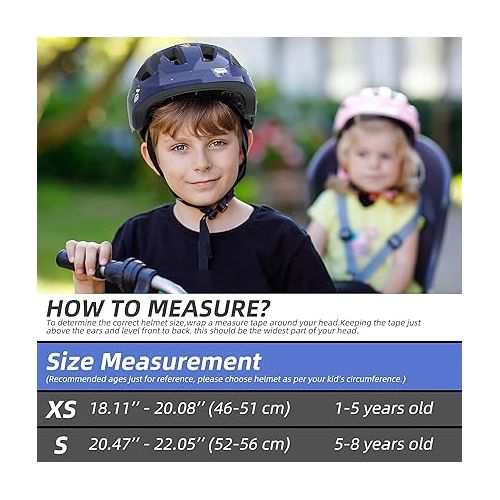  XJD Toddler Helmet Kids Bike Helmet Baby Multi-Sport Adjustable Skateboard Helmet for Kids Boys Girls Infant Helmet Lightweight for Age 1 and Older