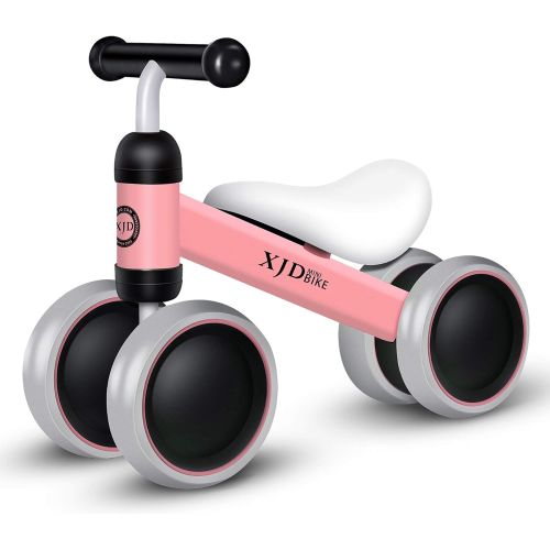  XJD Baby Balance Bikes Bicycle Baby Toys for 1 Year Old Boy Girl 10 Month -36 Months Toddler Bike Infant No Pedal 4 Wheels First Bike or Birthday Gift Children Walker