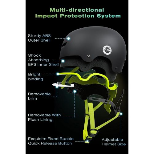  XJD Toddler Helmet Kids Bike Helmet Multi-Sport Cycling Helmet CPSC Certified Adjustable Child Helmet Kids Bicycle Helmet Boys Girls Safety Skateboard Skating Scooter Youth Helmet