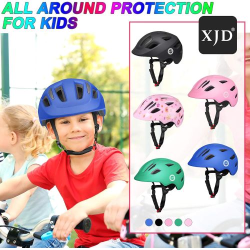  XJD Toddler Helmet Kids Bike Helmet CPSC Certified Multi-Sport Adjustable Helmet for Kids Ages 2-8 Years Old Boys Girls Baby Infant Helmet Safety Cycling Bicycle Skateboard Helmet