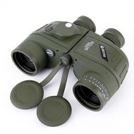 XJRHB High-Definition High-Definition Navigation 10X50 with Compass with Range Finder Compass Low-Light Night Vision Telescope