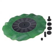 XKTTSUEERCRR 8V 1.4W Solar Energy Sun Powered Decorative Fountain with Highly Efficient Solar Panel and Brushless Pump for Birdbath Fountain Pool Garden