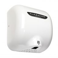 XLERATOR XL-BWX Automatic High Speed Hand Dryer with White Thermoset (BMC) Cover and 1.1 Noise Reduction Nozzle, 5.5 A, 277 V