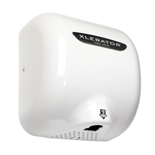  XLERATOR XL-BWX Automatic High Speed Hand Dryer with White Thermoset (BMC) Cover and 1.1 Noise Reduction Nozzle, 5.5 A, 277 V