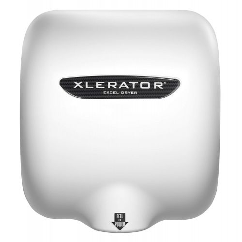  XLERATOR HAND DRYERS XLERATOR XL-W WHITE METAL 110120V 1.1 NOISE REDUCTION NOZZLE HAND DRYER WITH SPEED AND HEAT CONTROL