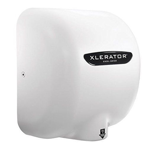  Excel Dryer XLERATOReco XL-BW-ECO Hand Dryer, No Heat, White Thermoset Resin (BMC) Cover, Automatic Sensor, Surface Mounted, LEED Credits, GreenSpec Listed, Commercial Hand Dryer,