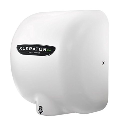  Excel Dryer XLERATOReco XL-BW-ECO Hand Dryer, No Heat, White Thermoset Resin (BMC) Cover, Automatic Sensor, Surface Mounted, LEED Credits, GreenSpec Listed, Commercial Hand Dryer,