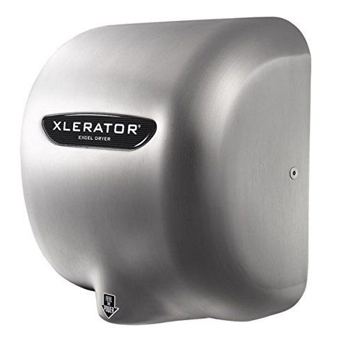  Excel Dryer XLERATOReco XL-SB-ECO 1.1N High Speed Commercial Hand Dryer, Brushed Stainless Cover, Automatic Sensor, Surface Mount, Noise Reduction Nozzle, LEED Credits, No Heat 4.5