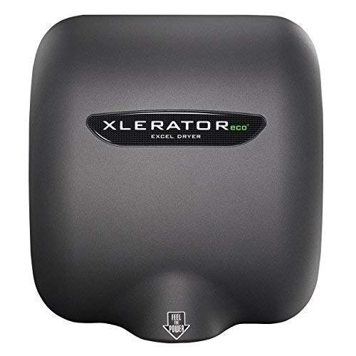  Excel Dryer XLERATOReco XL-GR-ECO 1.1N High Speed Commercial Hand Dryer, Graphite Textured Cover, Automatic Sensor, Surface Mount, Noise Reduction Nozzle, LEED Credit, No Heat 4.5