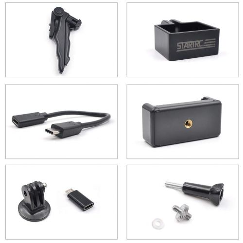  XLGX ABS-Telefonclip mit Stativ fuer DJI OSMO Pocket Action-Kamera Zubehoer Bequemlichkeit Handy Grip Clamp Holder