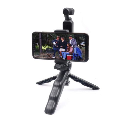  XLGX ABS-Telefonclip mit Stativ fuer DJI OSMO Pocket Action-Kamera Zubehoer Bequemlichkeit Handy Grip Clamp Holder