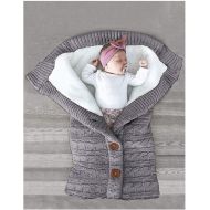 XMWEALTHY Unisex Infant Swaddle Blankets Soft Thick Fleece Knit Baby Girls Boys Stroller Wraps...