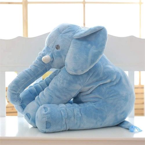  [아마존베스트]XMWEALTHY Unisex Baby Elephant Plush Doll Cute Large Size Stuffed Animal Plush Toy Doll Gifts for Girls Boys Blue